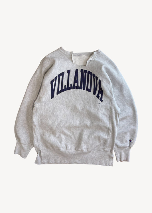 Vintage 1980s Champion "Villanova" Reverse Weave Sweatshirt Size M/L