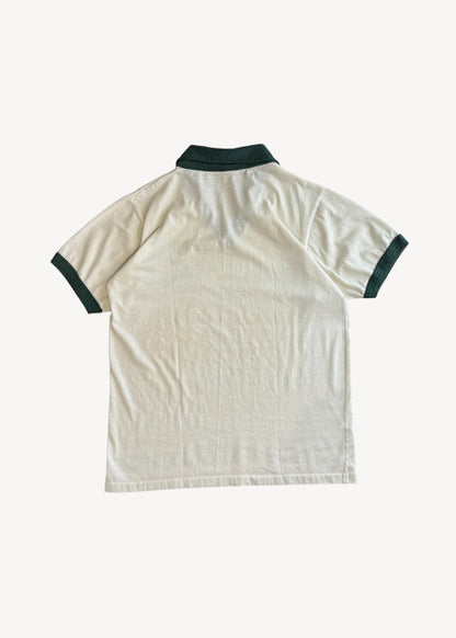 Vintage 1980s Sunburst Fashion "Camp Robin Hood" Polo T-Shirt Size S/M