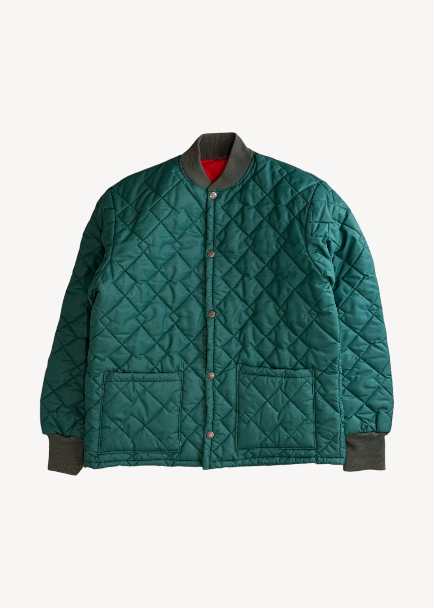 Vintage 1980s Pioneer Quilted Nylon Jacket Size S/M