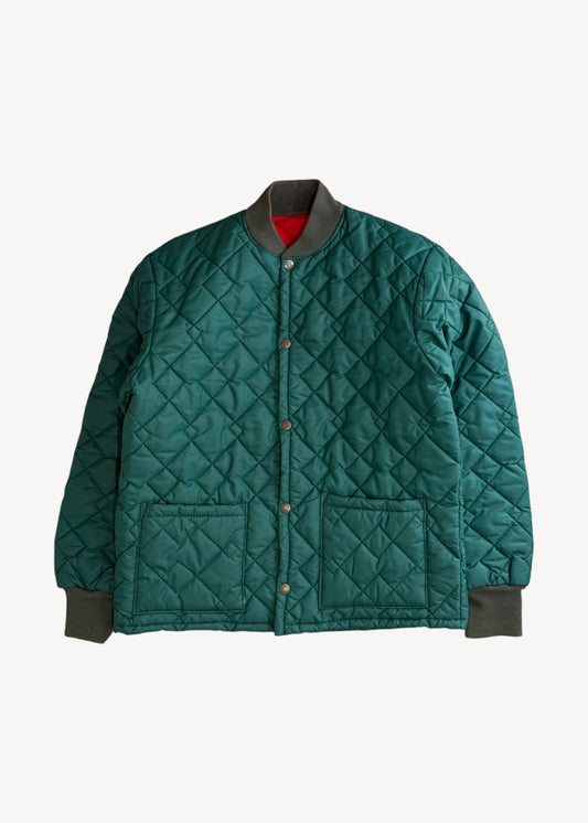 Vintage 1980s Pioneer Quilted Nylon Jacket Size S/M