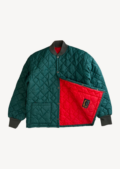 Vintage 1980s Pioneer Quilted Nylon Jacket Size S/M