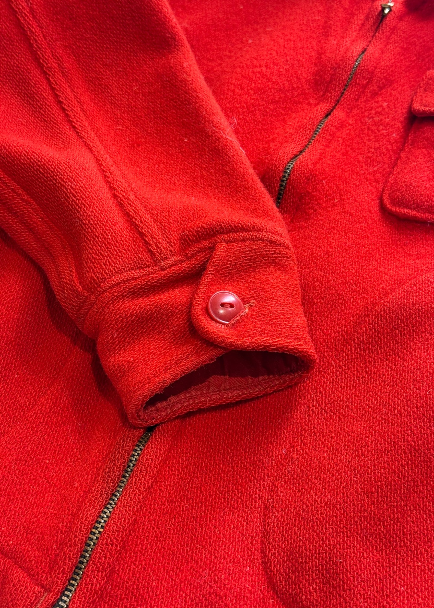 Vintage 1950s Woolrich Wool Flannel Jacket Size S/M