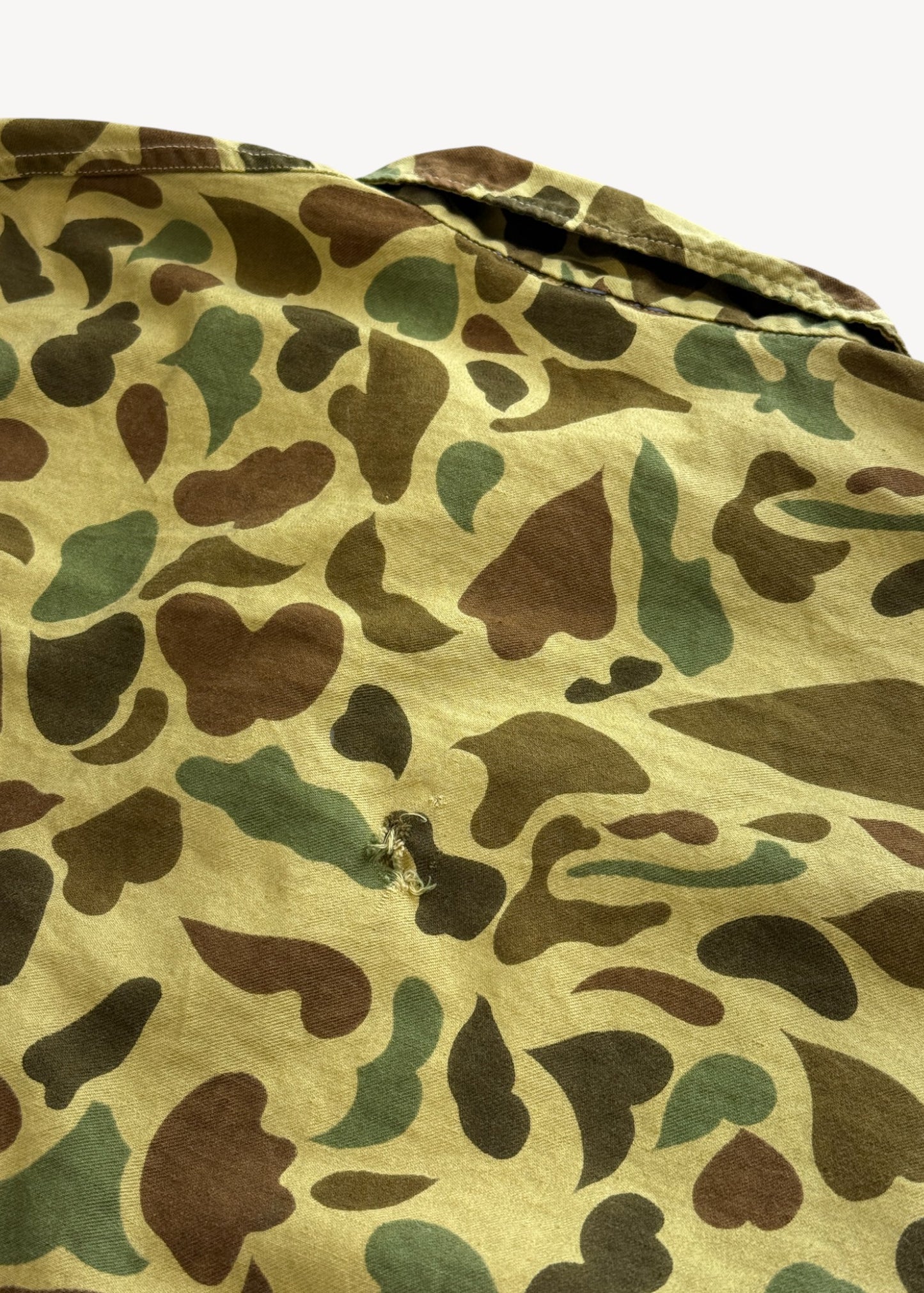 Vintage 1990s Caliber Sportsman's Apparel Frog Camouflage Chore Jacket Size M/L