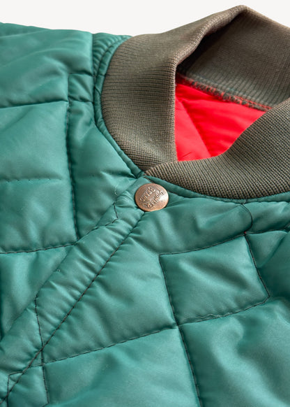 Vintage 1980s Pioneer Quilted Nylon Jacket Size S/M
