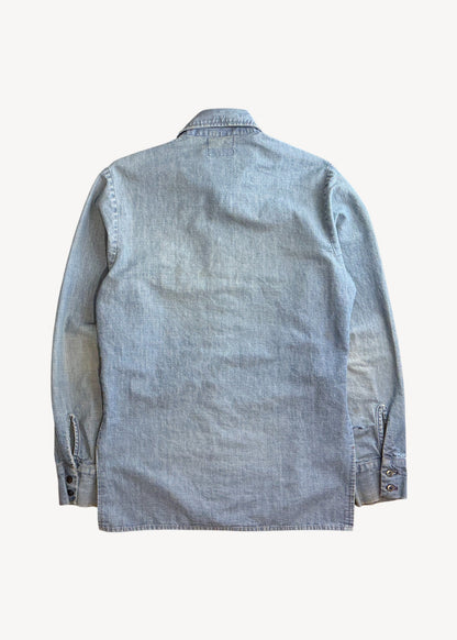 1970s Levi's Denim Button Up Shirt Size S/M