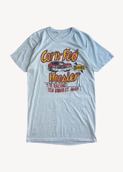 Vintage 1970s "Corn-Fed Hoosier" T-Shirt Size S/M