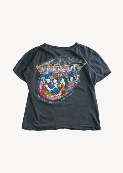 Vintage 1980 "Van Halen Atomic Punks On Tour" T-Shirt Size S/M