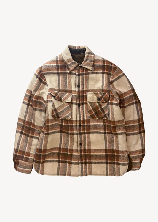 Vintage 1970s Wool Flannel Jacket Size S/M