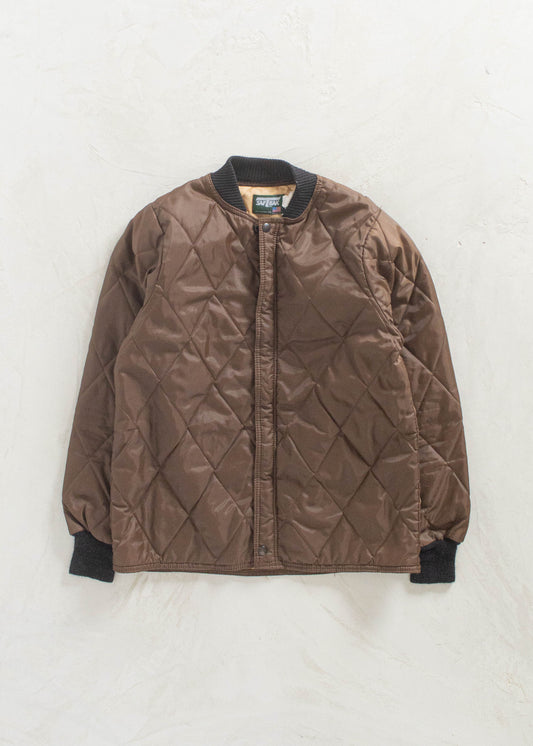 Vintage 1980s Saftbak Quilted Liner Jacket Size 2XS/XS