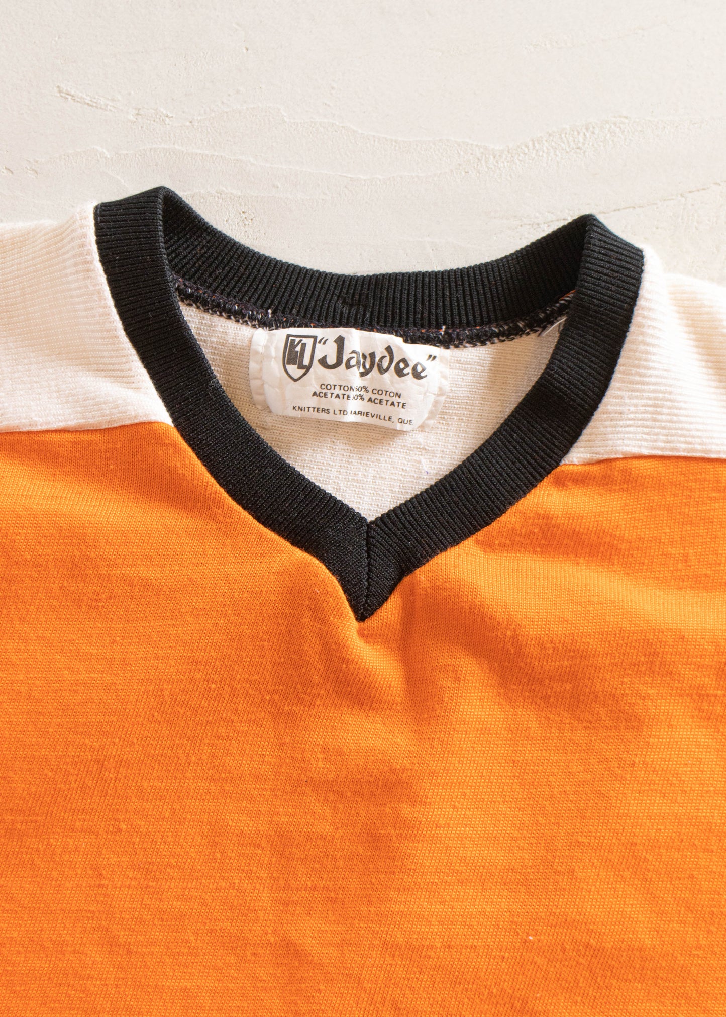 1980s Jaydee Knitters Ltd Long Sleeve Sport Jersey Size L/XL