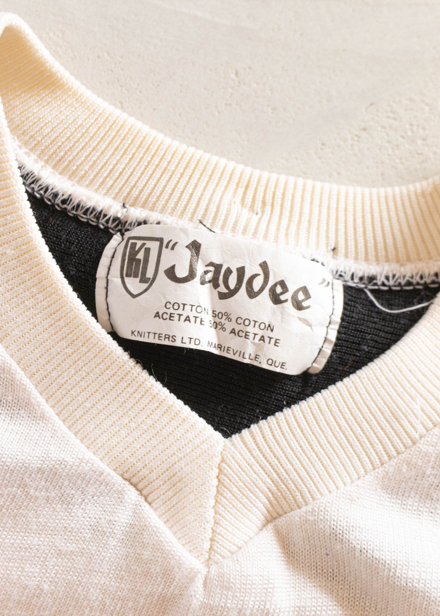 1980s Jaydee Knitters Ltd Long Sleeve Sport Jersey Size M/L