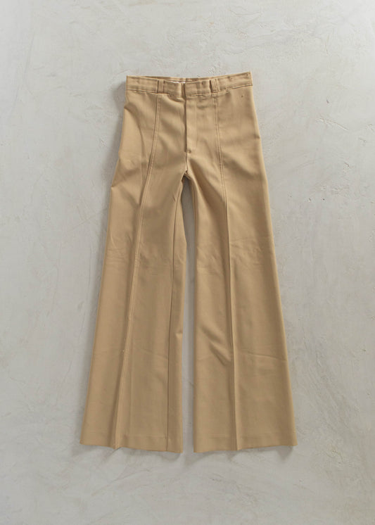 1970s Flare Trousers Size Women's 26 Men's 30