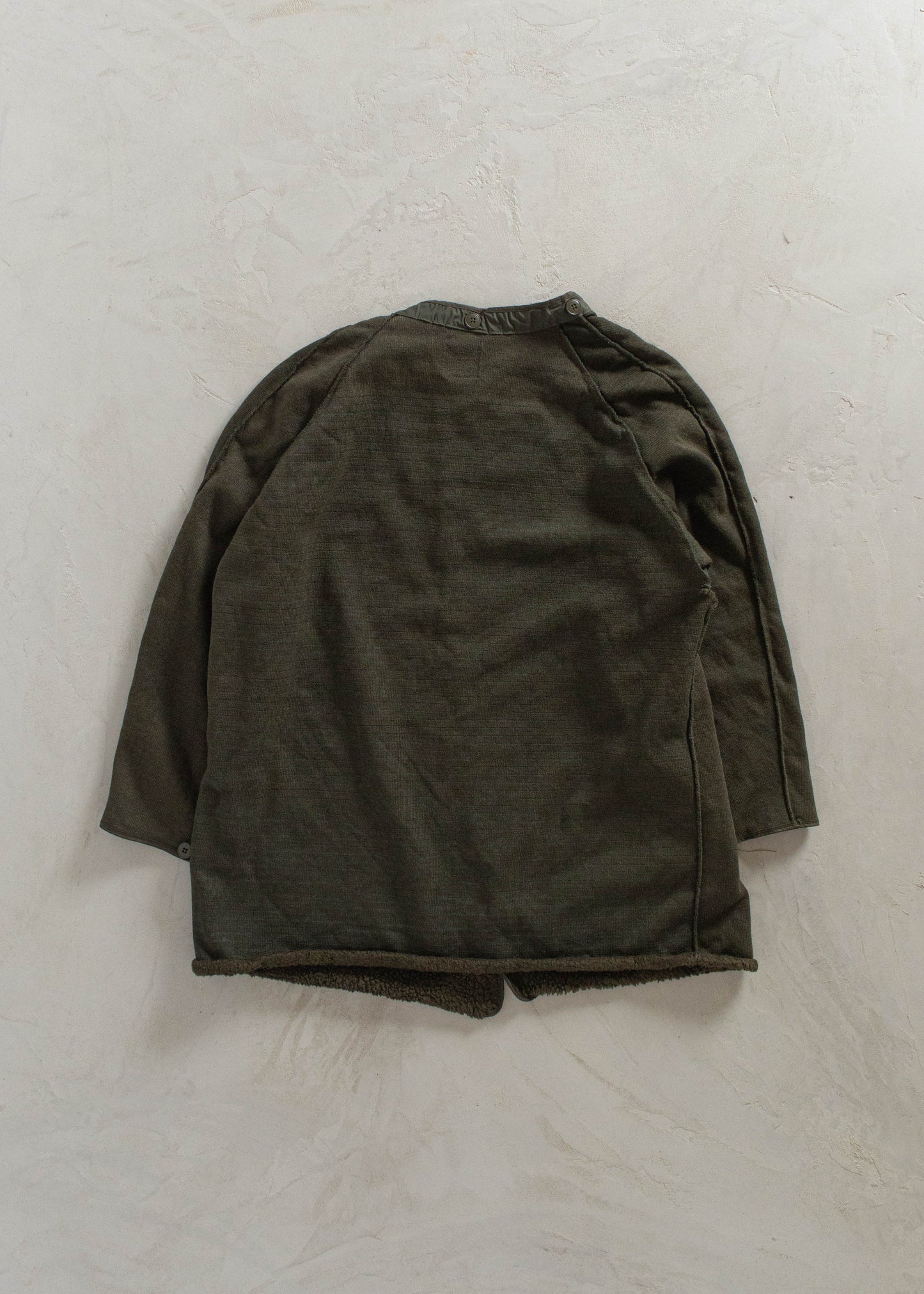 1980s French Military Liner Jacket Size M/L