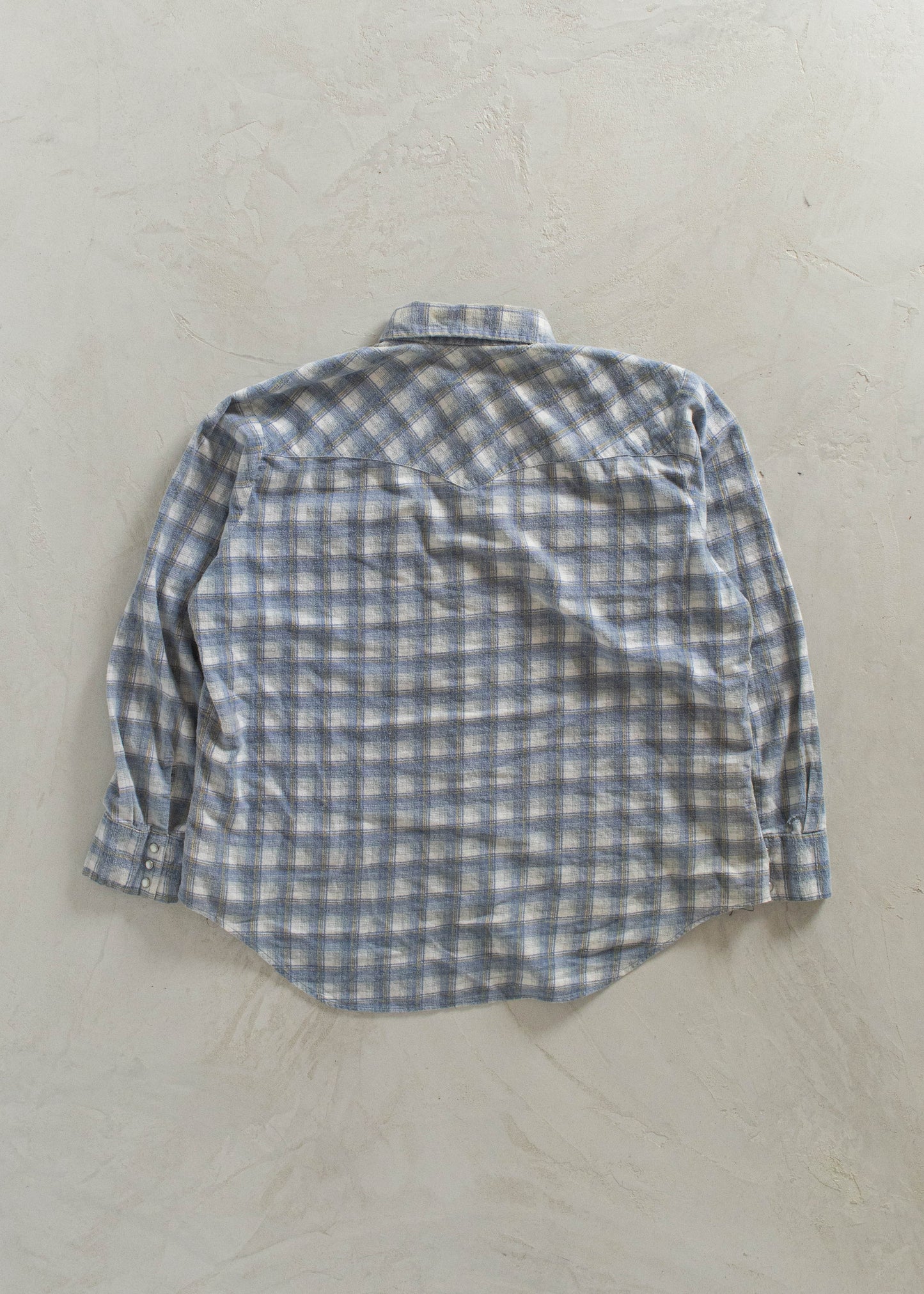1980s Fruit of The Loom Cotton Flannel Button Up Shirt Size M/L