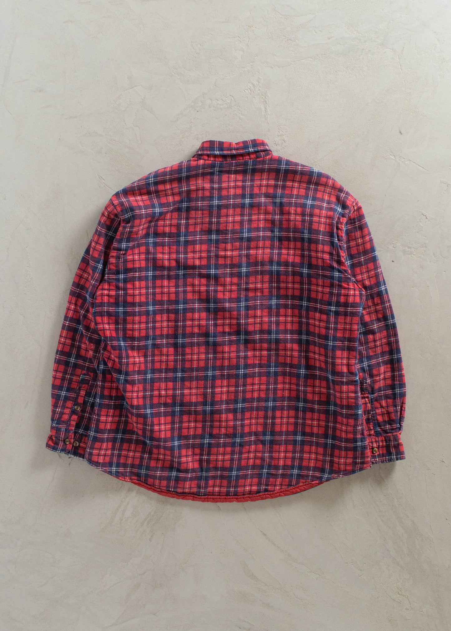 Vintage 1990s Padded Cotton Flannel Jacket Size XL/2XL