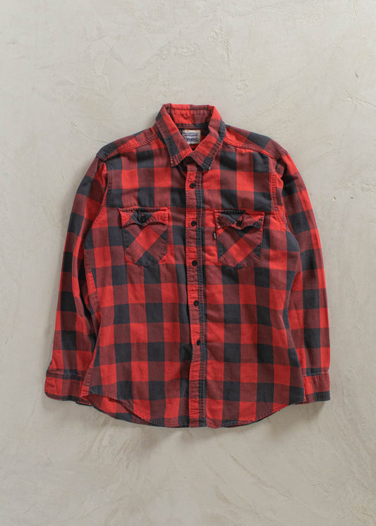 1990s Levi's Plaid Button Up Shirt Size S/M