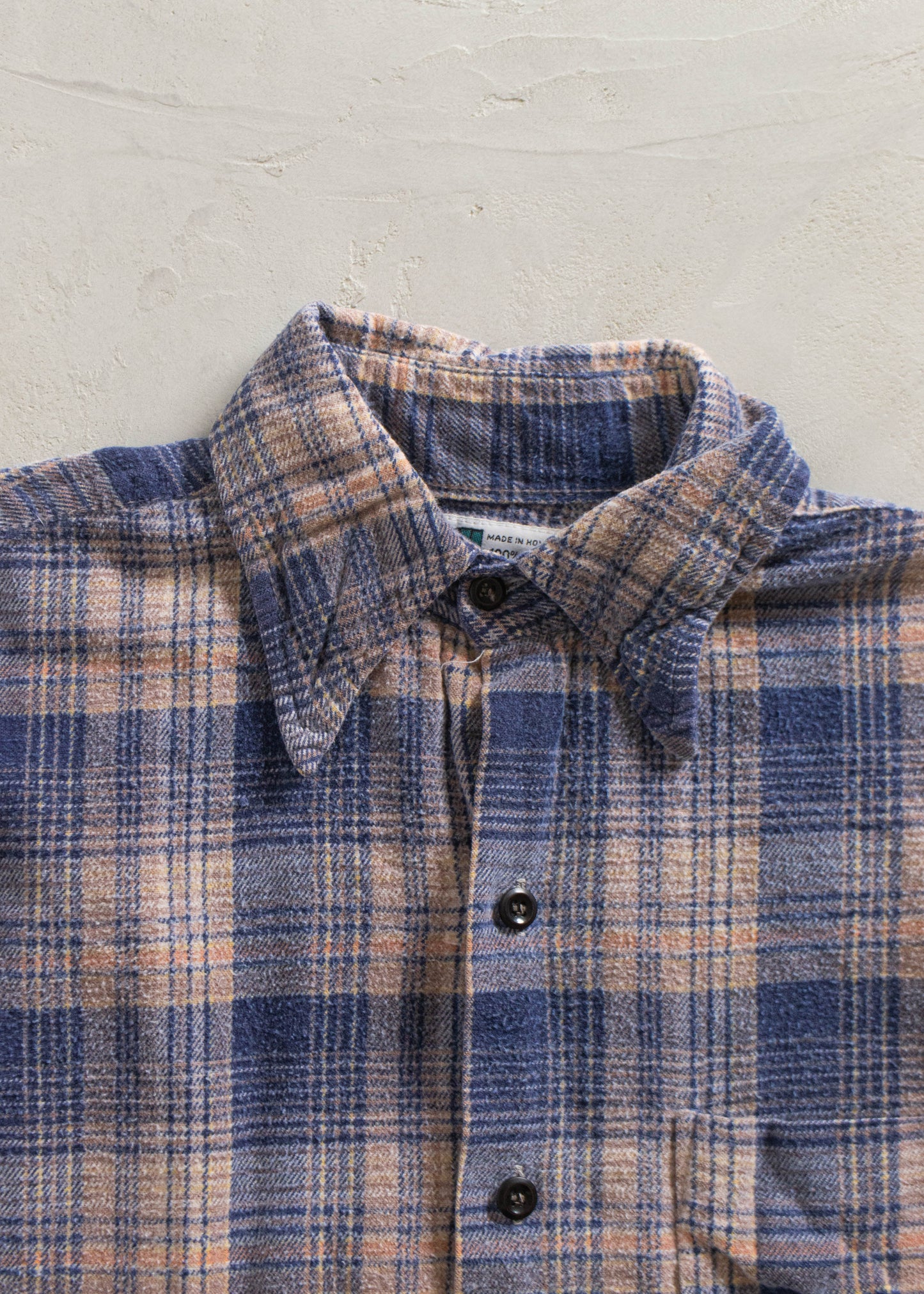 1990s Cotton Flannel Button Up Shirt Size XS/S