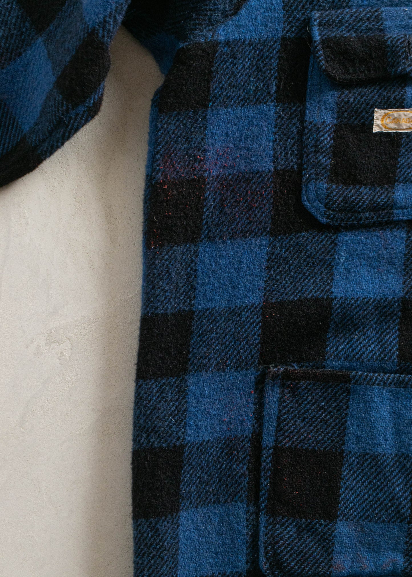 1980s Regent Wool Flannel Button Up Shirt Size L/XL
