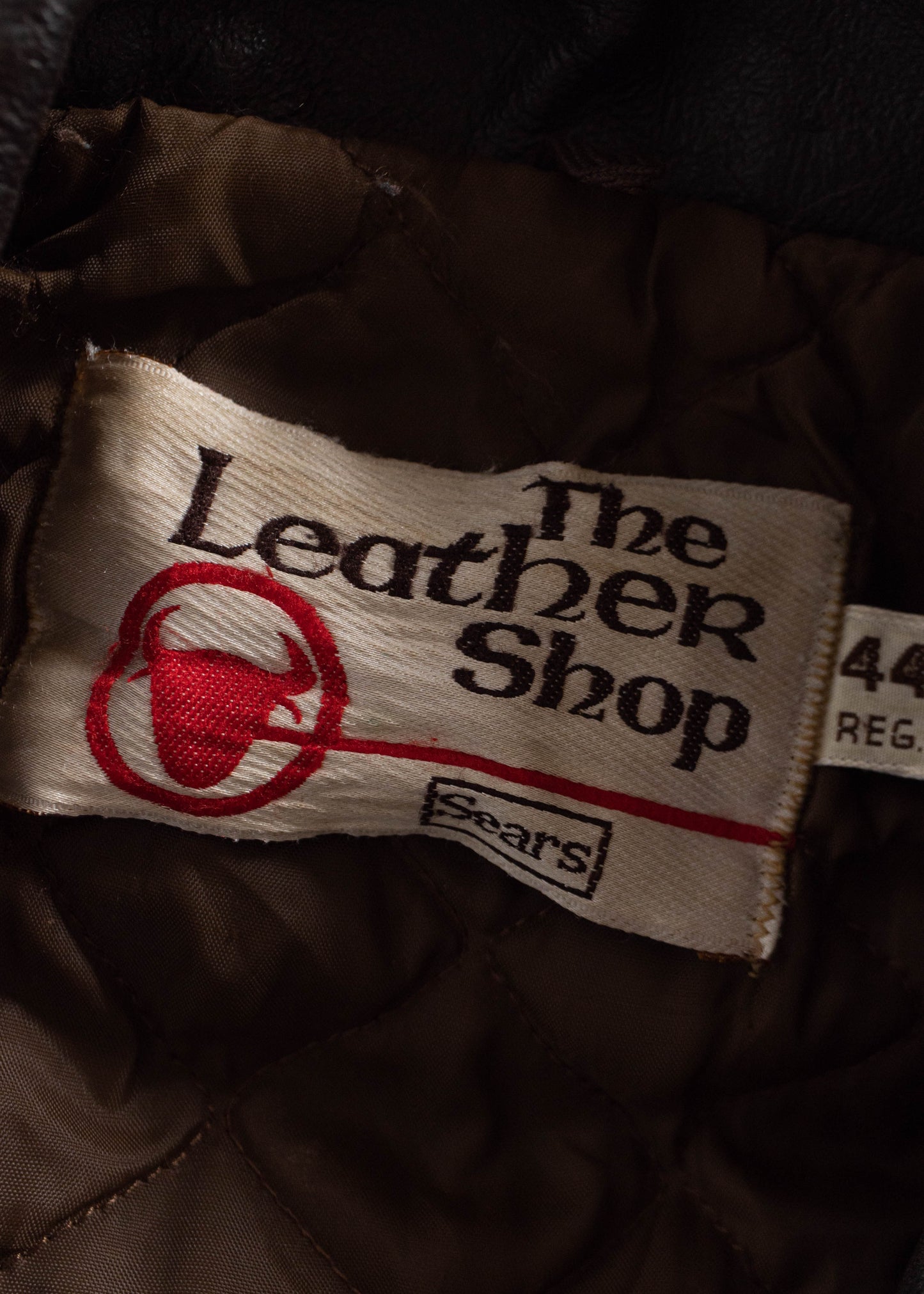 1980s Sears The Leather Shop Bomber Jacket Size L/XL