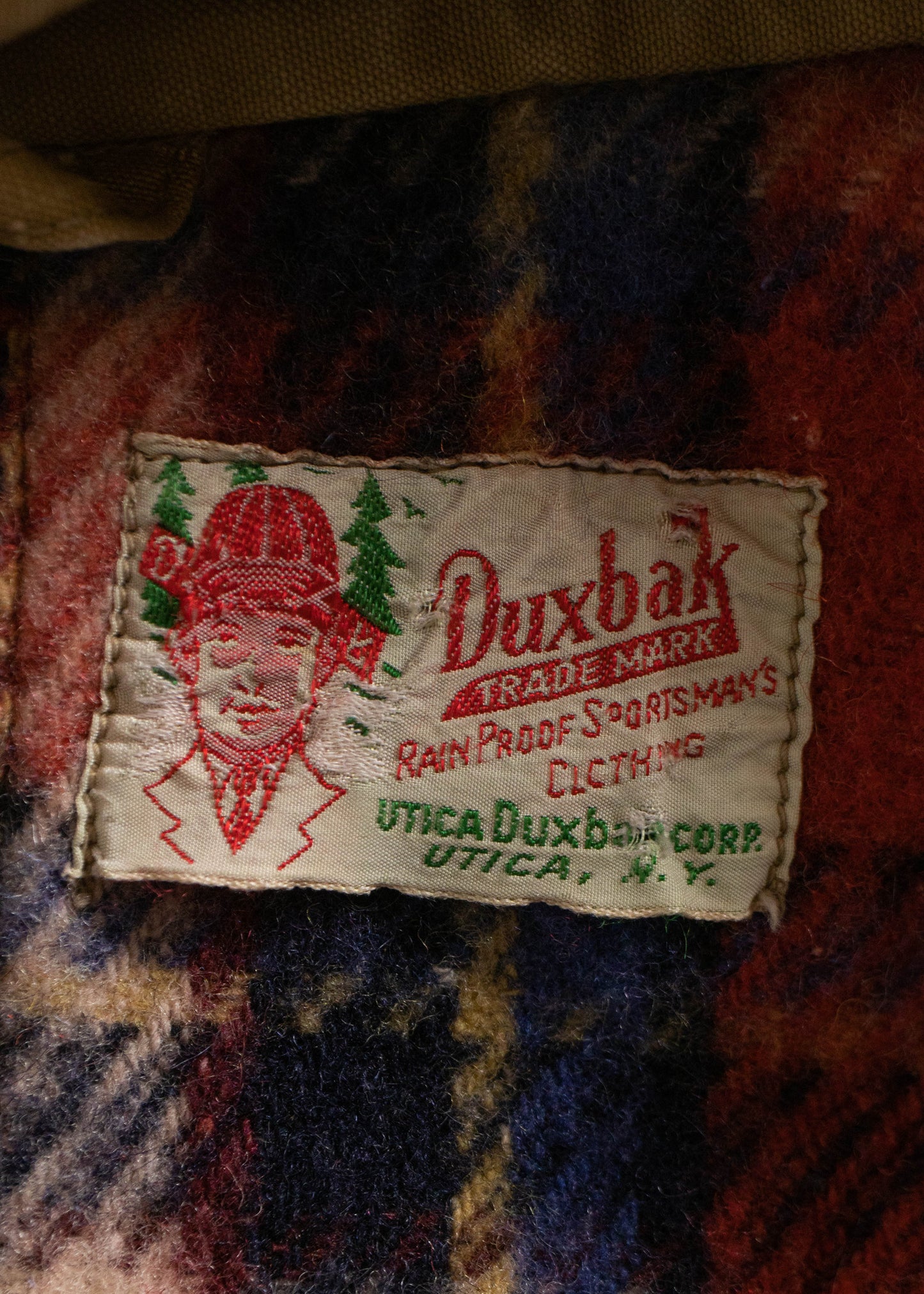1940s Duxbak Parka Jacket Size L/XL