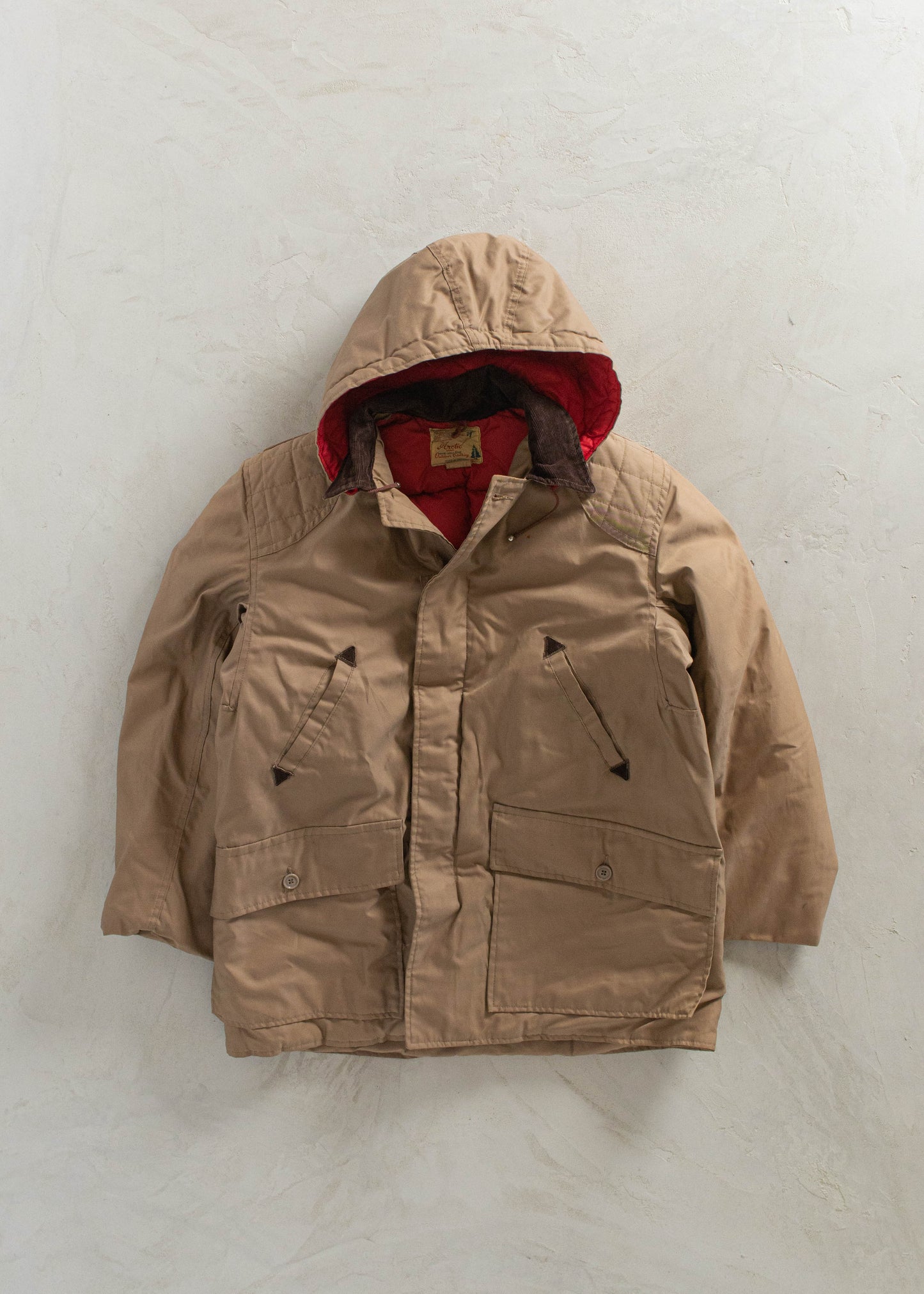 1980s Woods Arctic brand Down Parka Jacket Size L/XL
