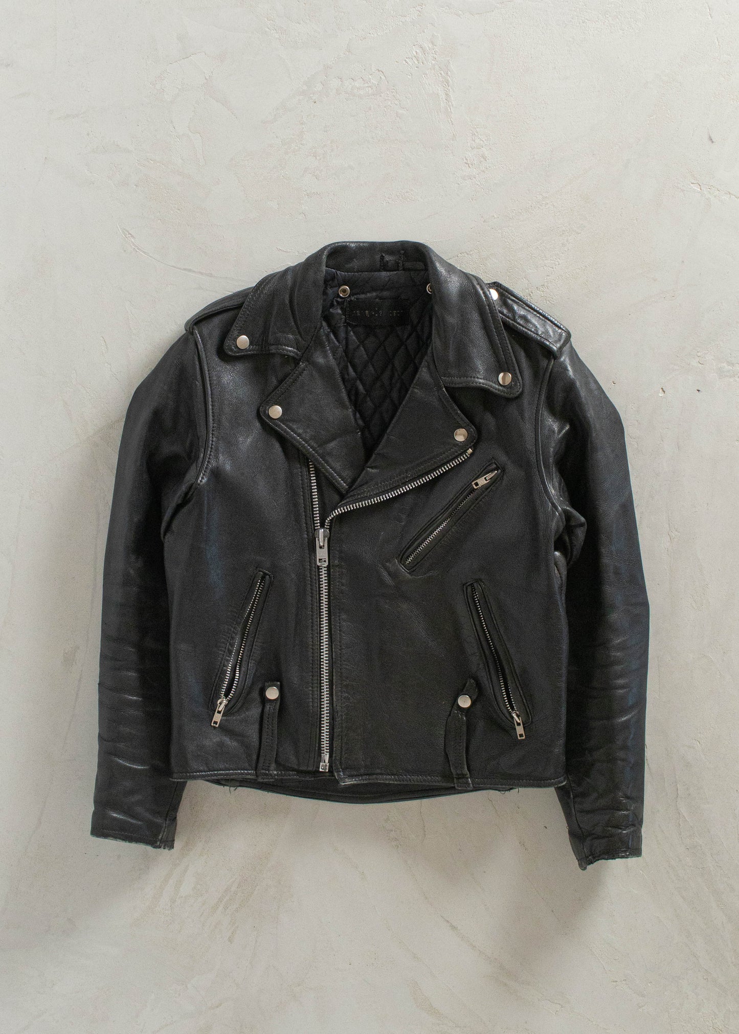 1980s Leather Moto Perfecto Jacket Size S/M