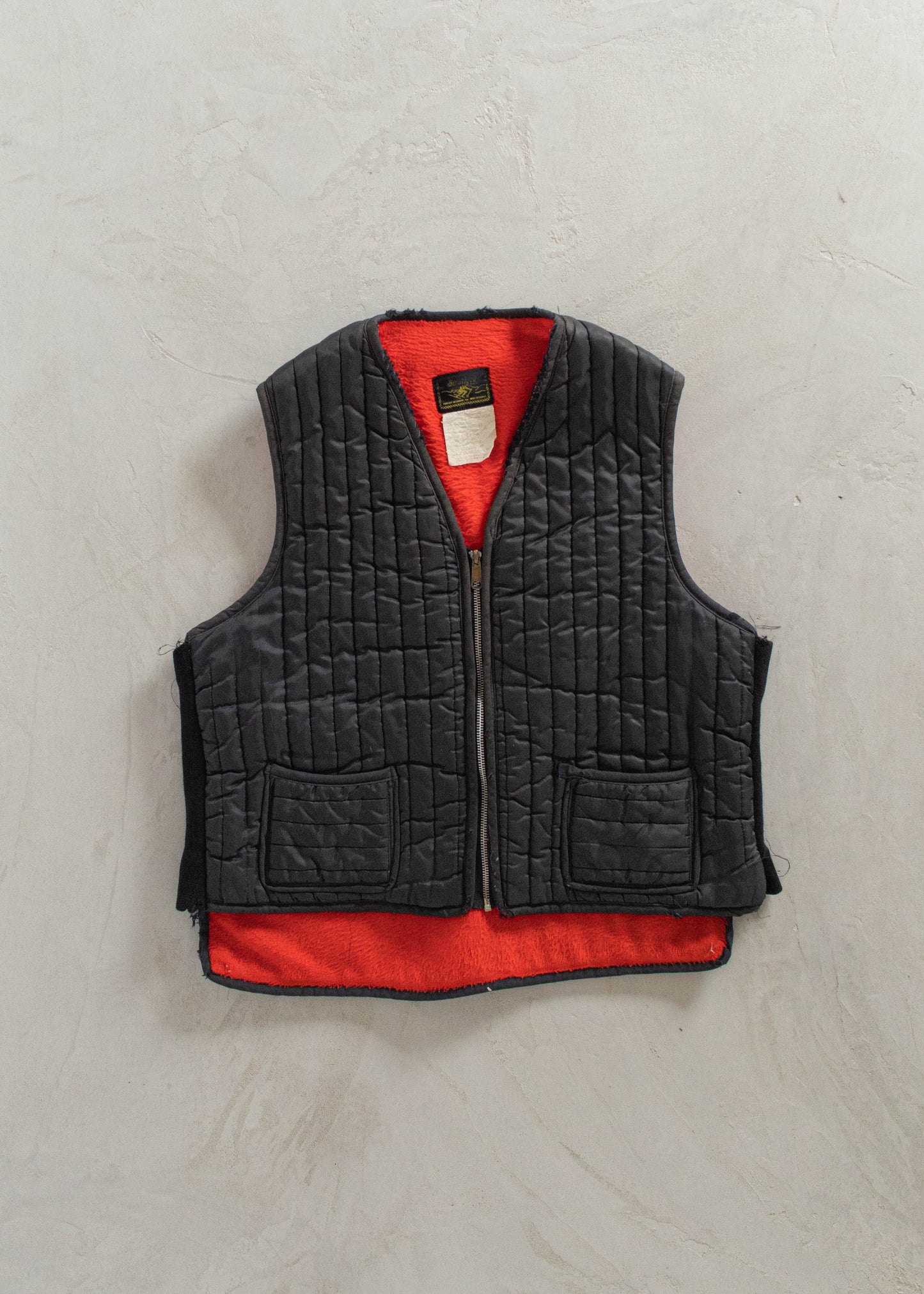 1980s Stratford Nylon Sherpa Lined Vest Size M/L
