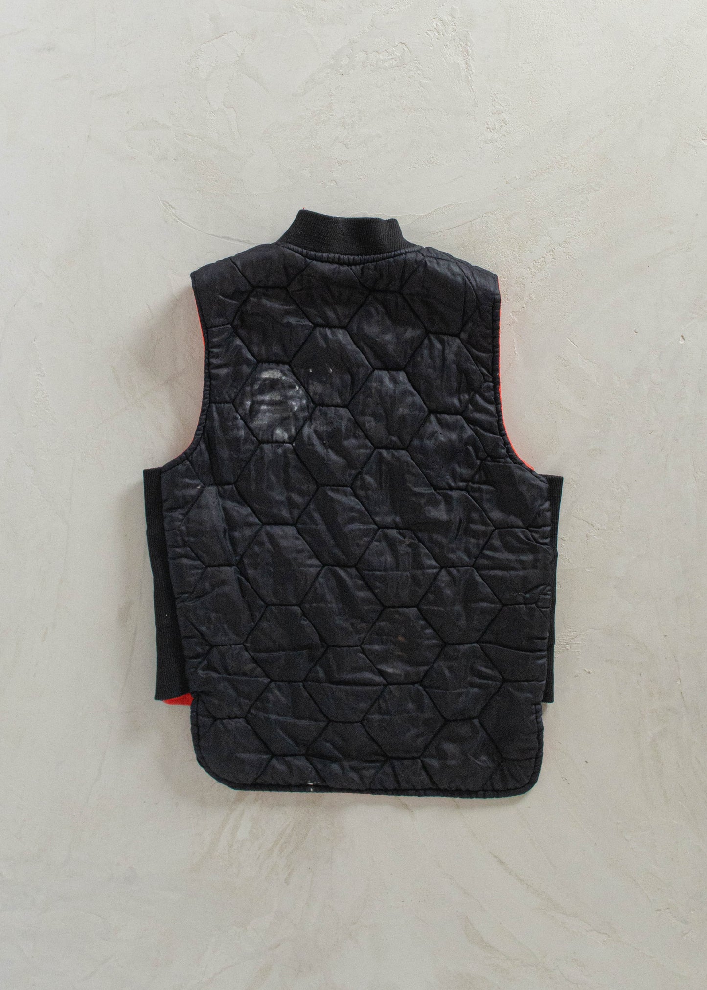 1980s Nylon Sherpa Lined Vest Size S/M