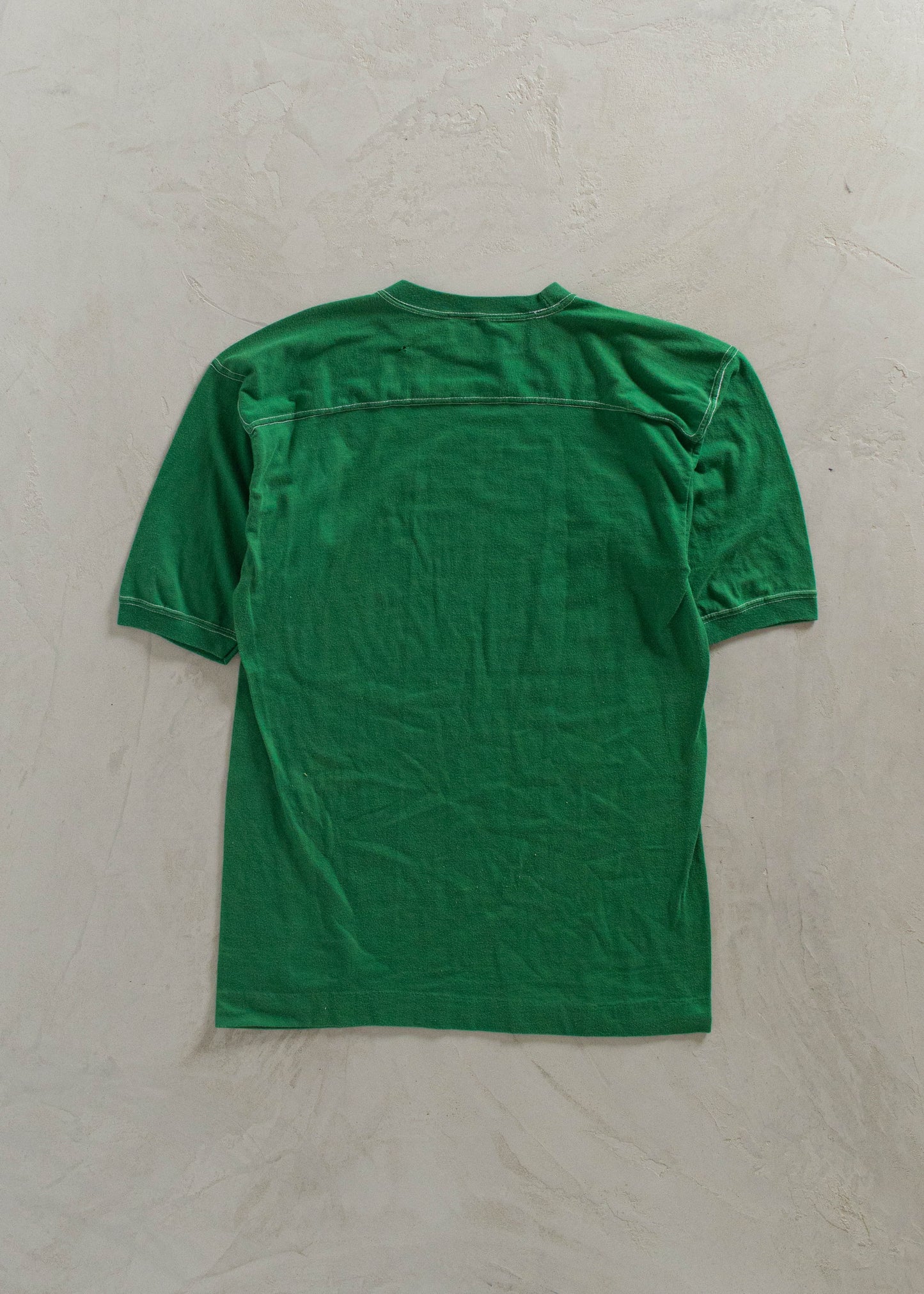 1980s Contrast Stitch Sport T-Shirt Size M/L