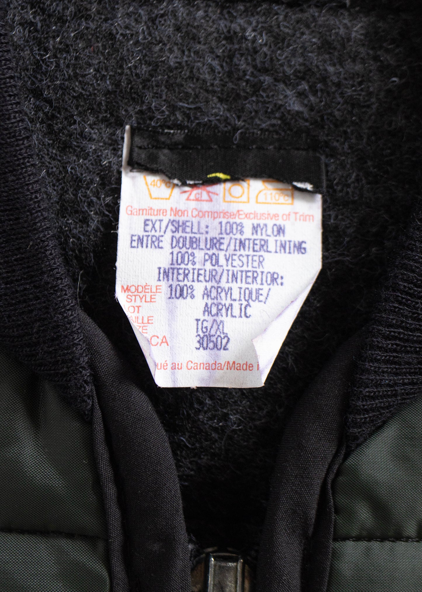1980s Deadstock Workwear Nylon Vest Size M/L