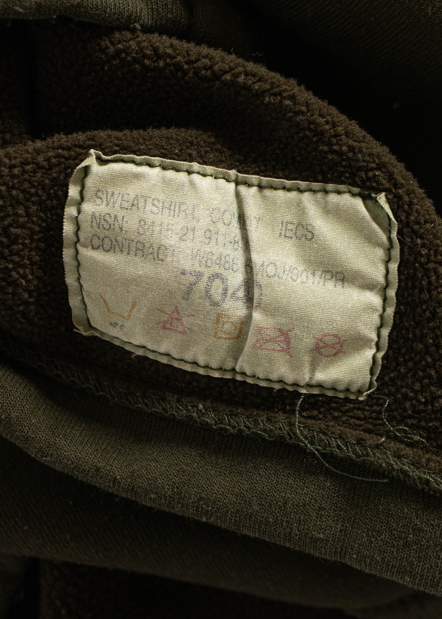 1990s Military Combat Polar Fleece Track Jacket Size L/XL