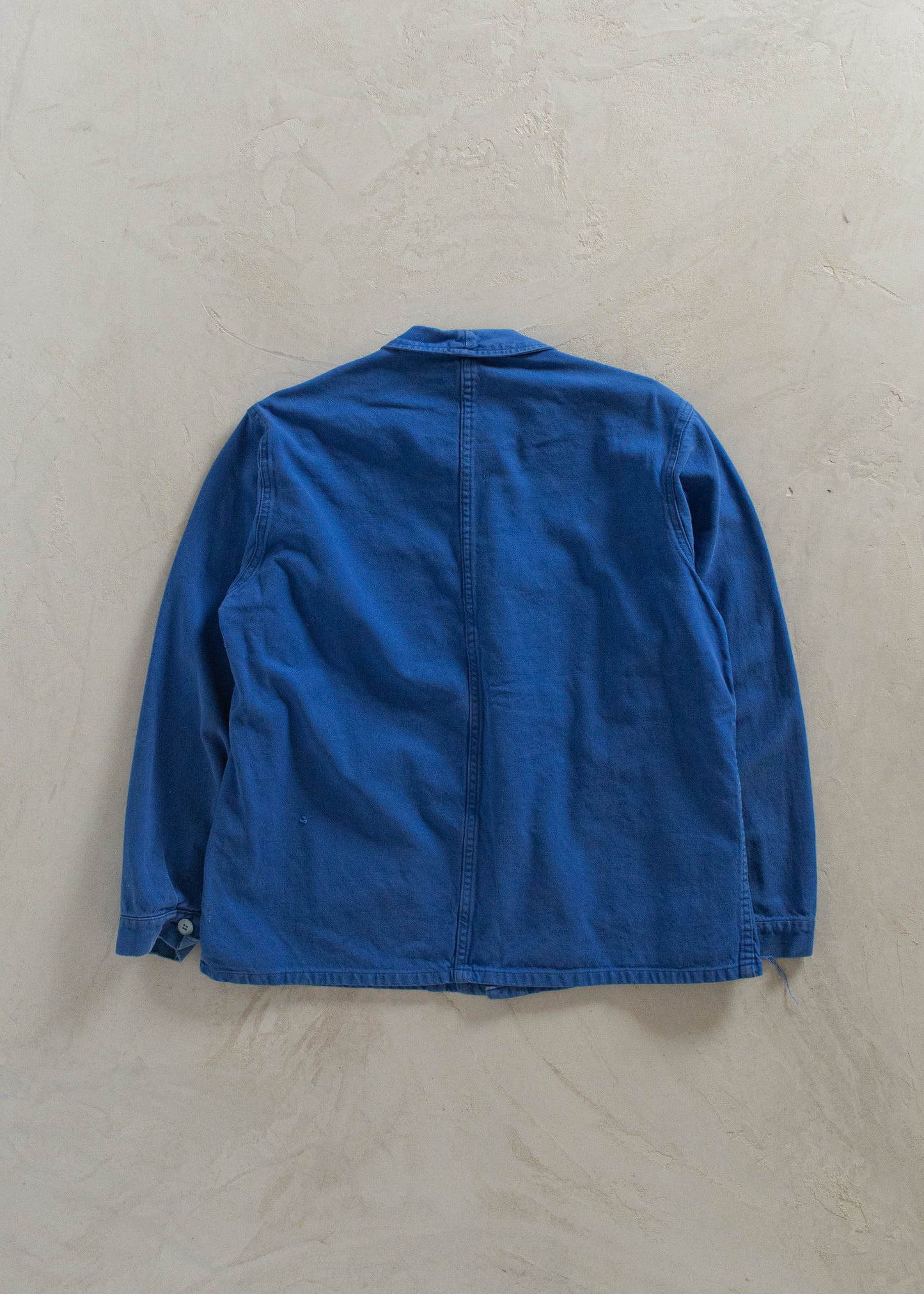 1980s Bleu de Travail French Workwear Chore Jacket Size M/L