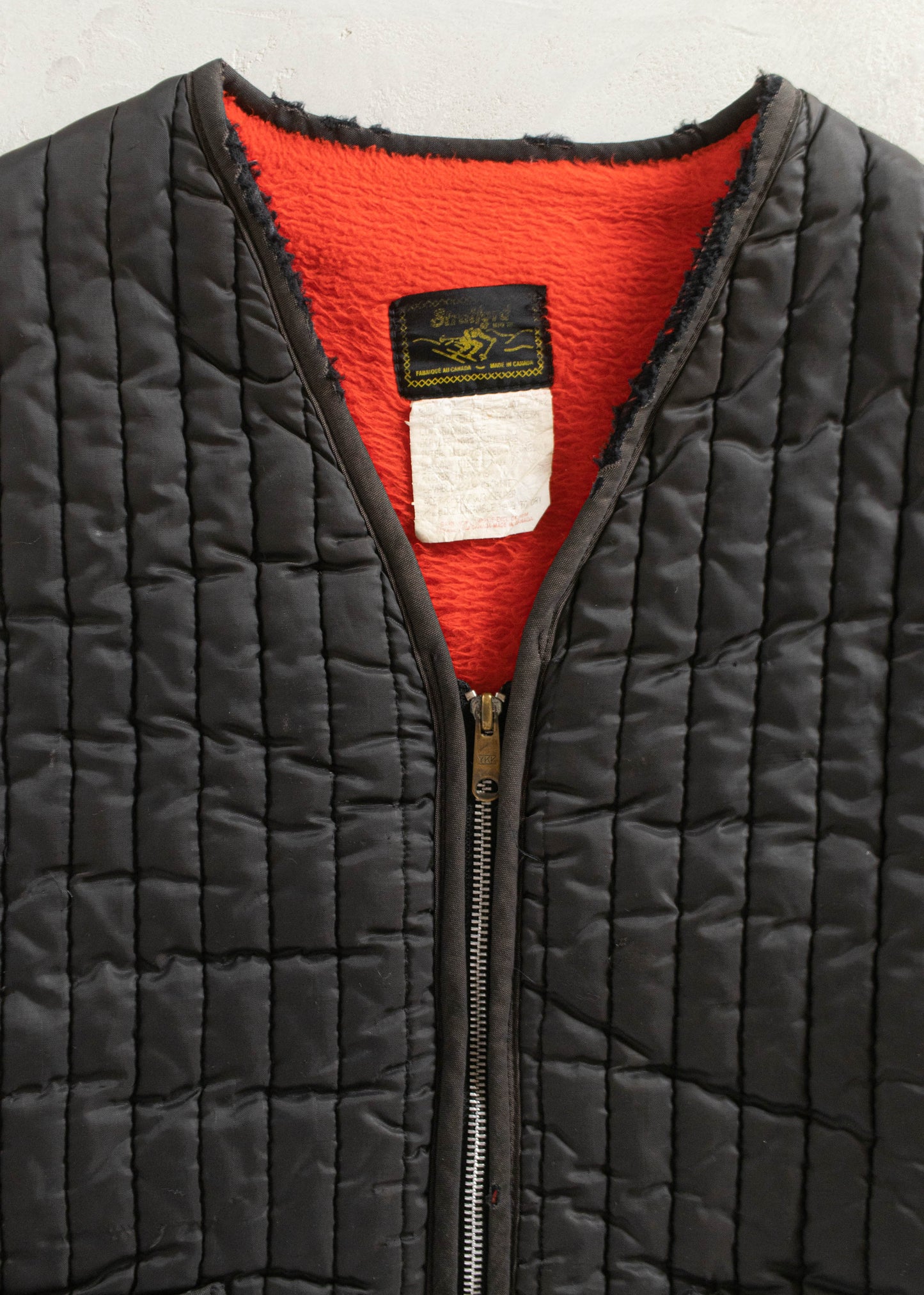 1980s Stratford Nylon Sherpa Lined Vest Size M/L