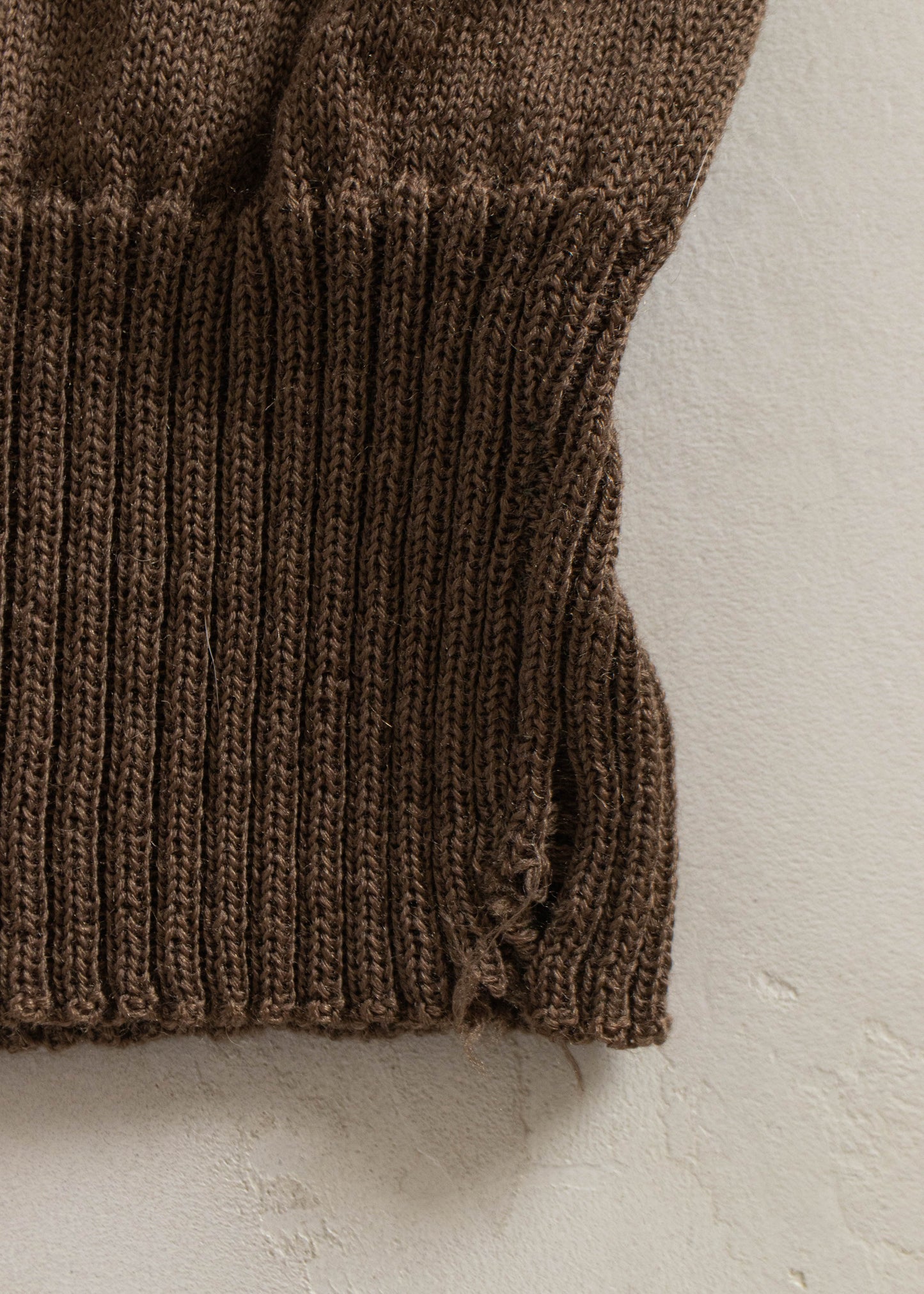 1980s Military Issue Wool Pullover Knit Size XS/S