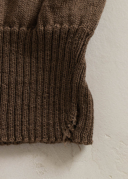 1980s Military Issue Wool Pullover Knit Size XS/S
