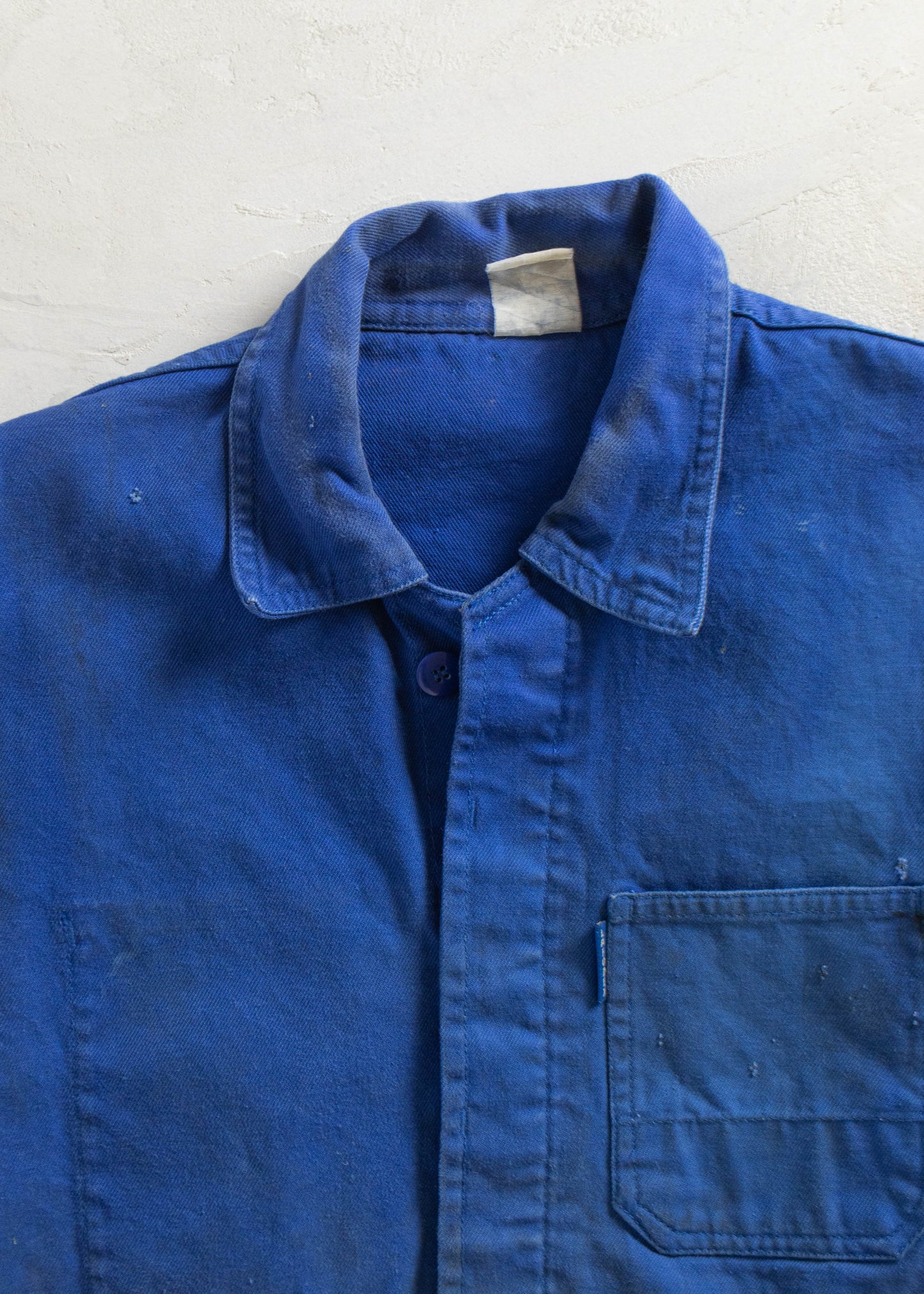 1980s Lafodex Bleu de Travail French Workwear Chore Jacket Size M/L