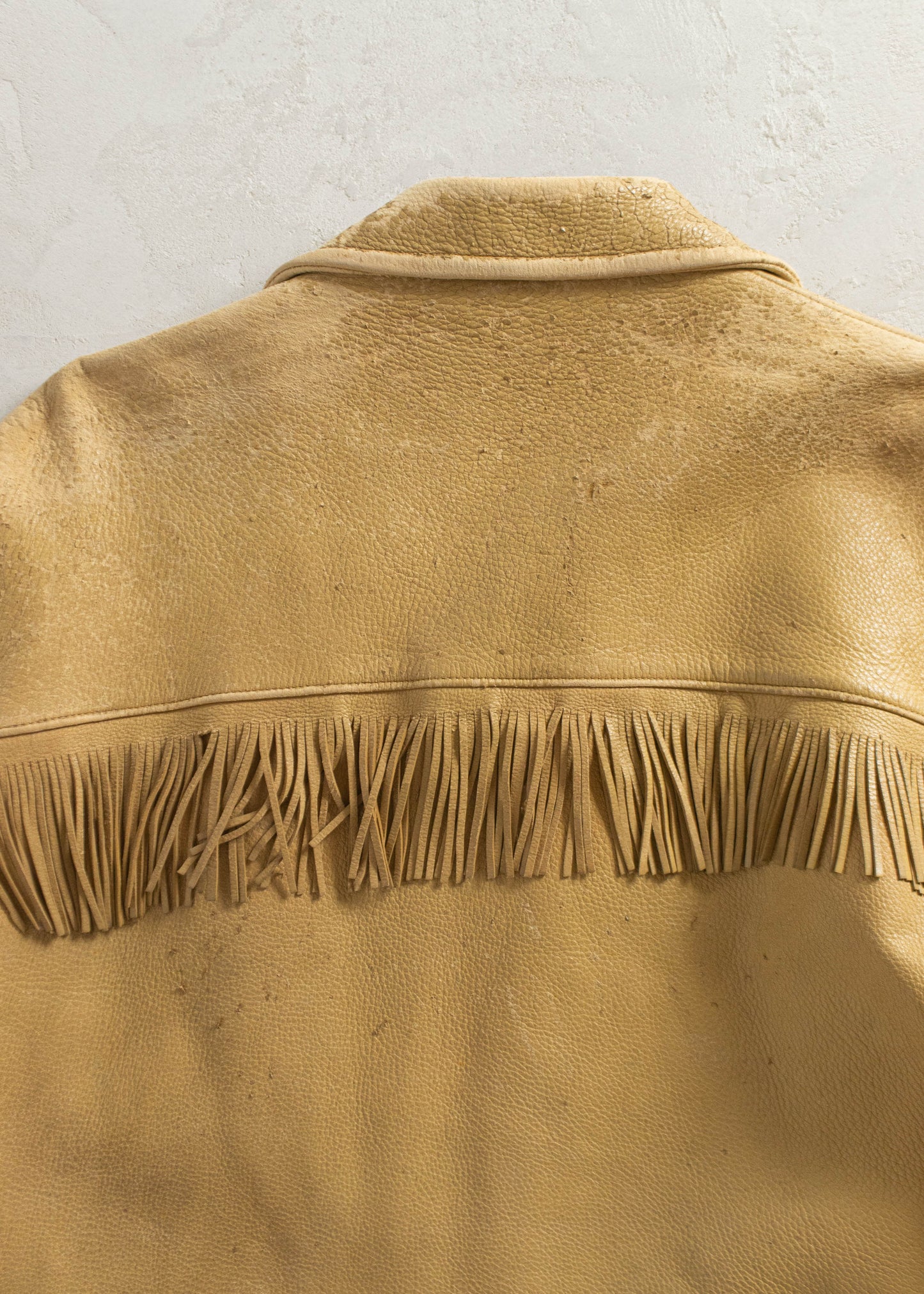 Vintage 1970s Mid-Western Fringe Suede Jacket Size XS/S