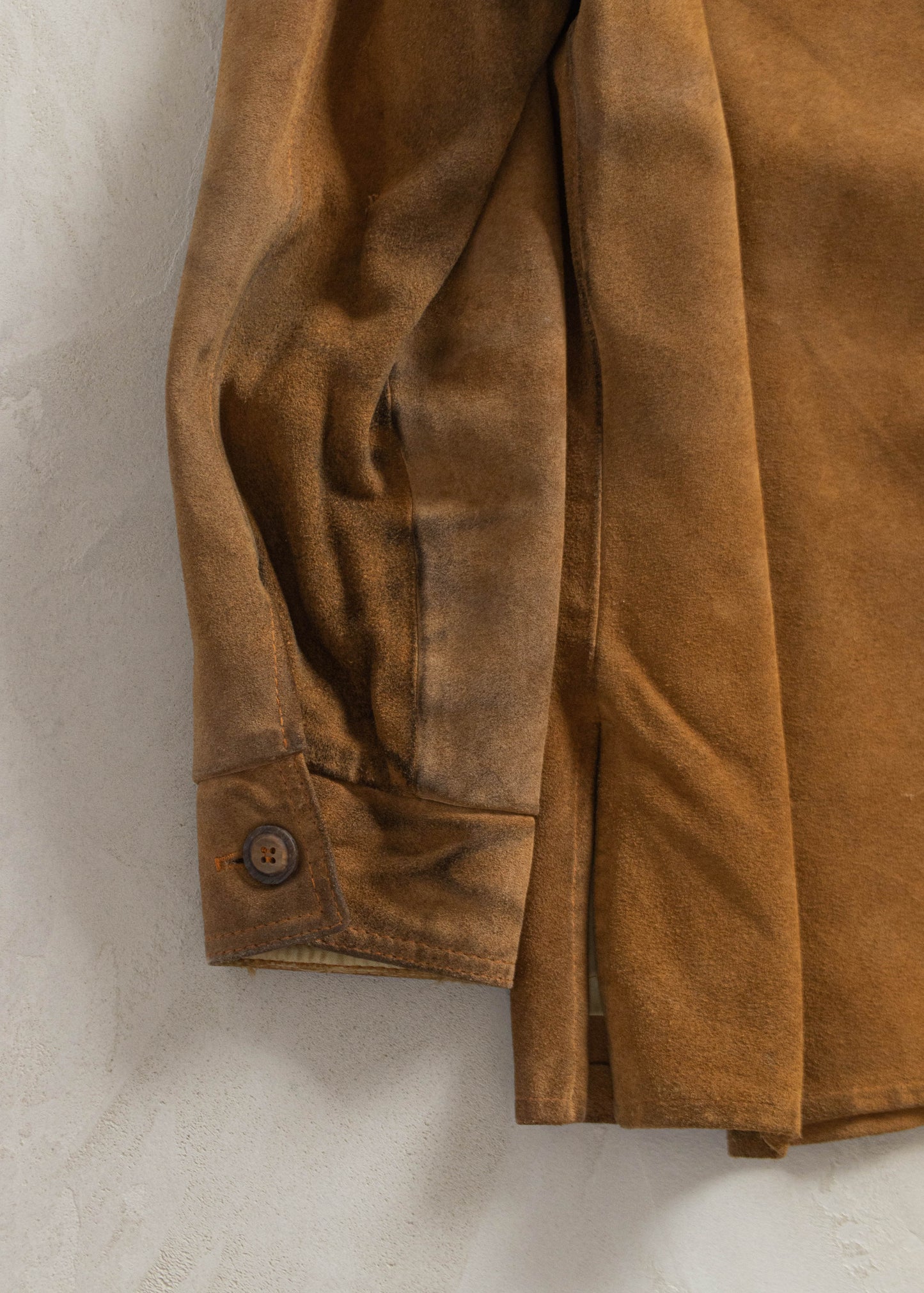 Vintage 1970s Californian by California Sportswear Co. Suede Button Up Jacket Size S/M