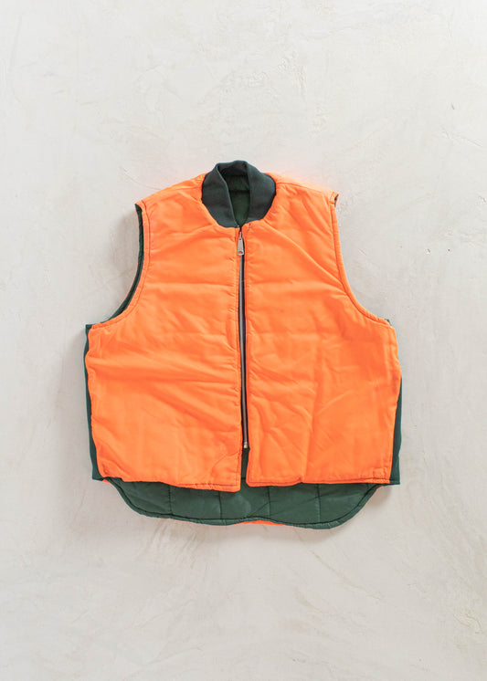 1980s Nikaldi Reversible Nylon Vest Size L/XL