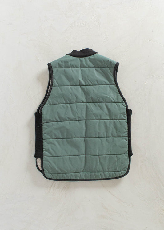 1980s Nylon Sherpa Lined Vest Size M/L