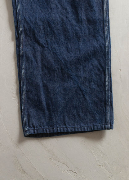 1980s USA Works Deadstock Denim Overall Size M/L