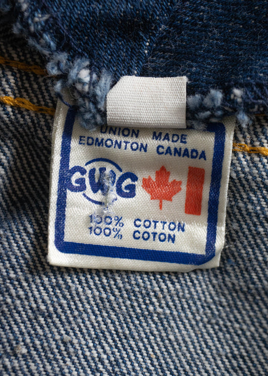 1970s GWG Denim Vest Size 2XS/XS