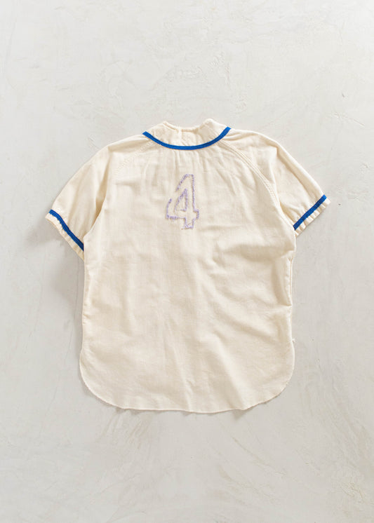 1950s Unique St-Alexis Wool Baseball Jersey Size L/XL