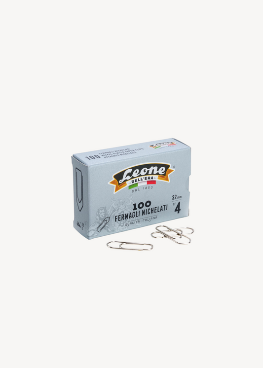 Leone Dell'Era Nickel Plated Paper Clips