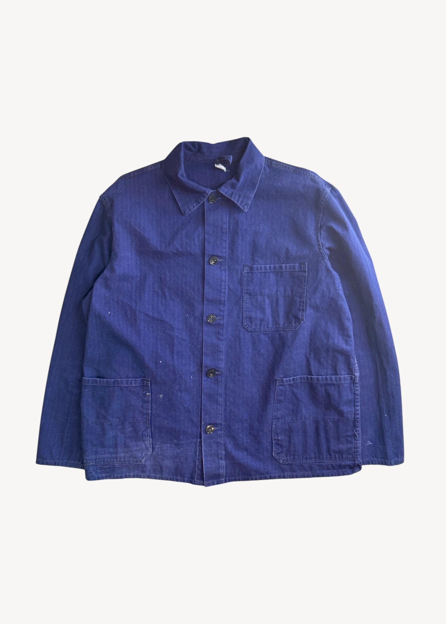 Vintage 1980s Bleu de Travail Chore Jacket Size M/L