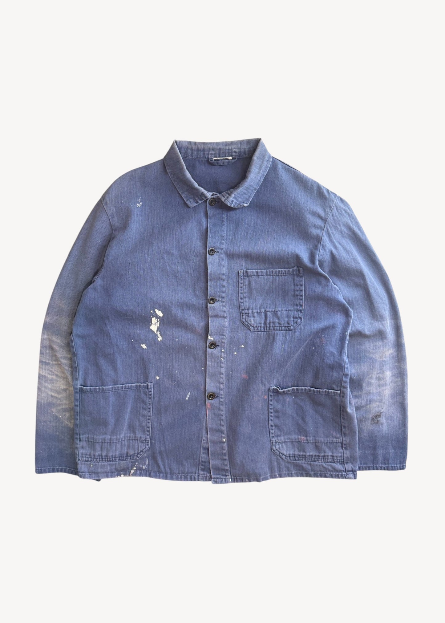 Vintage 1980s Bleu de Travail Chore Jacket M/L