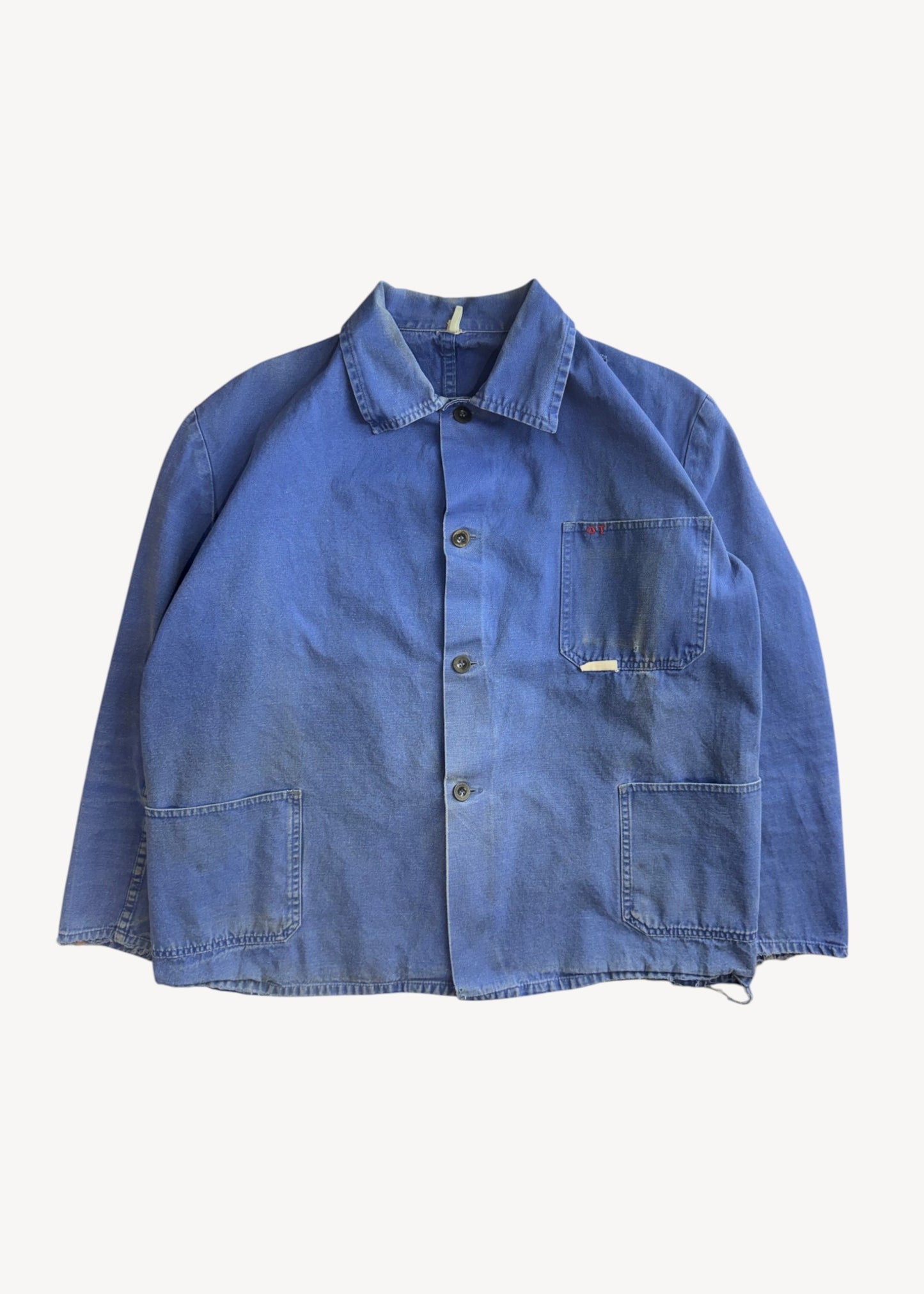 Vintage 1980s Bleu de Travail Chore Jacket Size M/L