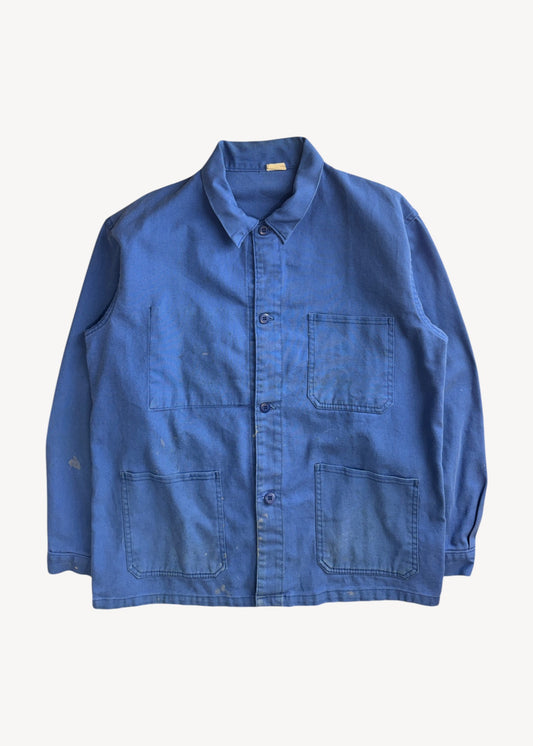 Vintage 1980s Le Coq Bleu de Travail Chore Jacket Size M/L