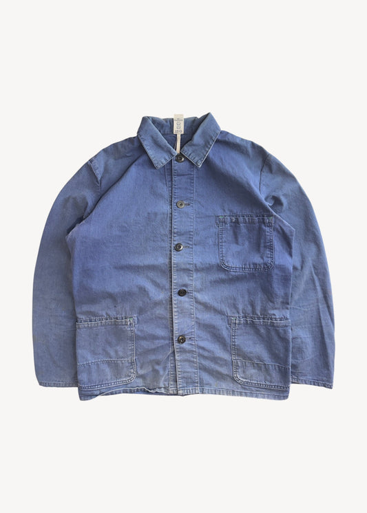 Vintage 1980s Bleu de Travail Chore Jacket Size S/M