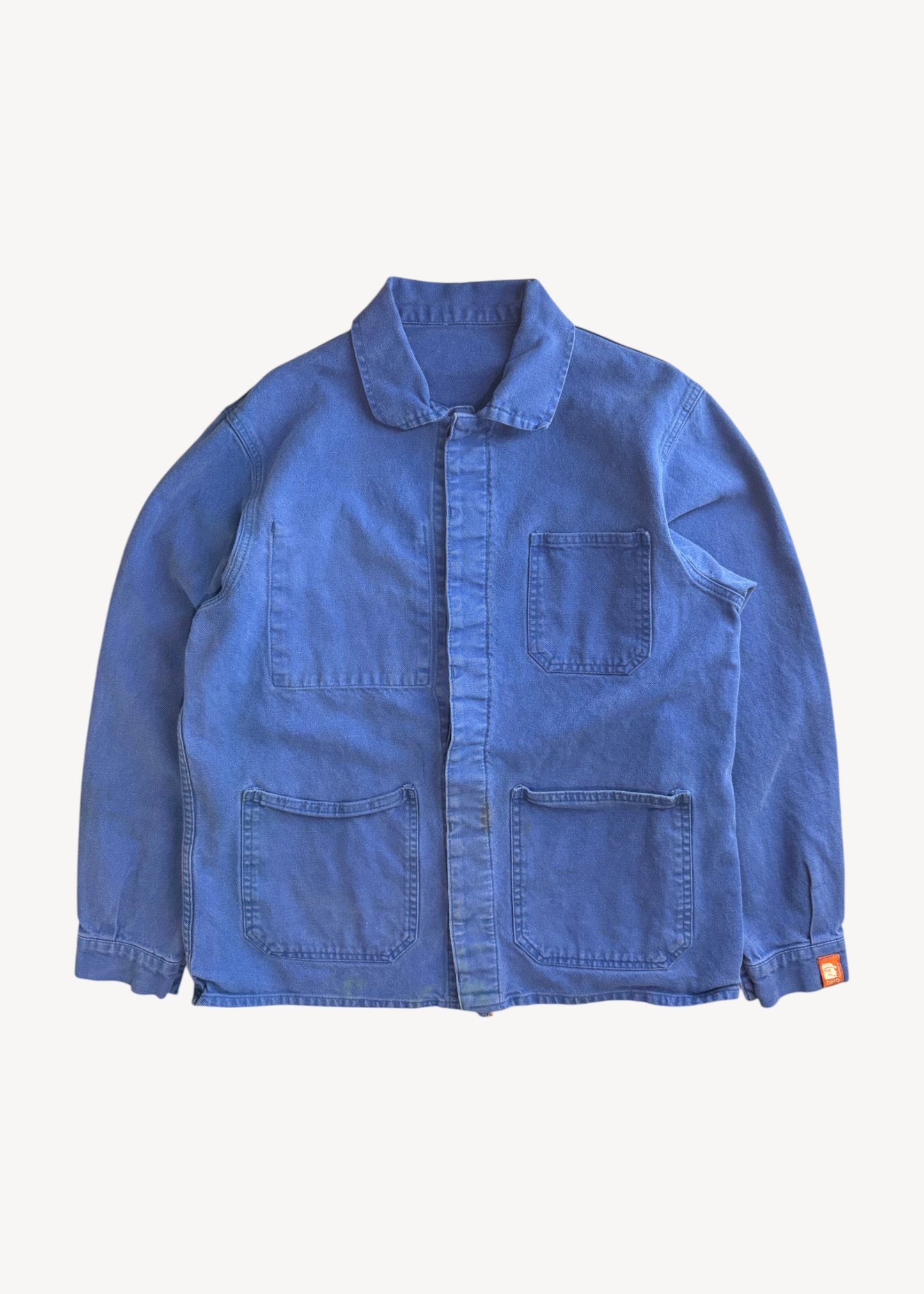 Vintage 1980s Bleu de Travail Chore Jacket Size S/M